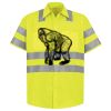 Men's High Visibility Safety Short Sleeve Work Shirt Thumbnail