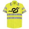 Men's High Visibility Safety Short Sleeve Work Shirt Thumbnail