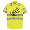 Men's High Visibility Safety Short Sleeve Work Shirt Thumbnail