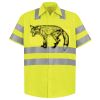 Men's High Visibility Safety Short Sleeve Work Shirt Thumbnail