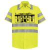 Men's High Visibility Safety Short Sleeve Work Shirt Thumbnail