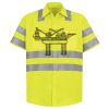 Men's High Visibility Safety Short Sleeve Work Shirt Thumbnail