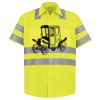 Men's High Visibility Safety Short Sleeve Work Shirt Thumbnail