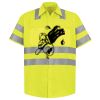 Men's High Visibility Safety Short Sleeve Work Shirt Thumbnail