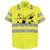 Men's High Visibility Safety Short Sleeve Work Shirt Thumbnail
