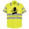 Men's High Visibility Safety Short Sleeve Work Shirt Thumbnail