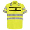 Men's High Visibility Safety Short Sleeve Work Shirt Thumbnail