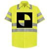 Men's High Visibility Safety Short Sleeve Work Shirt Thumbnail