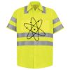 Men's High Visibility Safety Short Sleeve Work Shirt Thumbnail