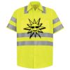 Men's High Visibility Safety Short Sleeve Work Shirt Thumbnail