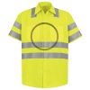 Men's High Visibility Safety Short Sleeve Work Shirt Thumbnail