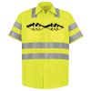 Men's High Visibility Safety Short Sleeve Work Shirt Thumbnail