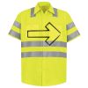 Men's High Visibility Safety Short Sleeve Work Shirt Thumbnail