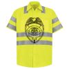 Men's High Visibility Safety Short Sleeve Work Shirt Thumbnail