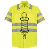 Men's High Visibility Safety Short Sleeve Work Shirt Thumbnail
