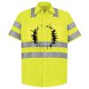Men's High Visibility Safety Short Sleeve Work Shirt Thumbnail