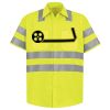 Men's High Visibility Safety Short Sleeve Work Shirt Thumbnail