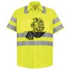 Men's High Visibility Safety Short Sleeve Work Shirt Thumbnail