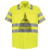 Men's High Visibility Safety Short Sleeve Work Shirt Thumbnail