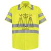 Men's High Visibility Safety Short Sleeve Work Shirt Thumbnail