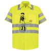 Men's High Visibility Safety Short Sleeve Work Shirt Thumbnail