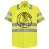 Men's High Visibility Safety Short Sleeve Work Shirt Thumbnail