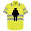 Men's High Visibility Safety Short Sleeve Work Shirt Thumbnail