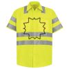 Men's High Visibility Safety Short Sleeve Work Shirt Thumbnail