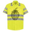 Men's High Visibility Safety Short Sleeve Work Shirt Thumbnail