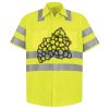 Men's High Visibility Safety Short Sleeve Work Shirt Thumbnail