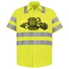 Men's High Visibility Safety Short Sleeve Work Shirt Thumbnail