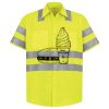 Men's High Visibility Safety Short Sleeve Work Shirt Thumbnail