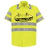 Men's High Visibility Safety Short Sleeve Work Shirt Thumbnail