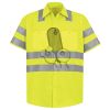 Men's High Visibility Safety Short Sleeve Work Shirt Thumbnail