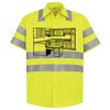 Men's High Visibility Safety Short Sleeve Work Shirt Thumbnail