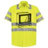 Men's High Visibility Safety Short Sleeve Work Shirt Thumbnail