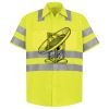 Men's High Visibility Safety Short Sleeve Work Shirt Thumbnail