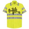 Men's High Visibility Safety Short Sleeve Work Shirt Thumbnail