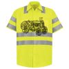 Men's High Visibility Safety Short Sleeve Work Shirt Thumbnail