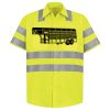 Men's High Visibility Safety Short Sleeve Work Shirt Thumbnail