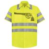Men's High Visibility Safety Short Sleeve Work Shirt Thumbnail