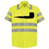 Men's High Visibility Safety Short Sleeve Work Shirt Thumbnail