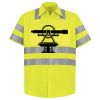 Men's High Visibility Safety Short Sleeve Work Shirt Thumbnail