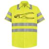 Men's High Visibility Safety Short Sleeve Work Shirt Thumbnail