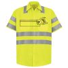 Men's High Visibility Safety Short Sleeve Work Shirt Thumbnail