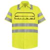 Men's High Visibility Safety Short Sleeve Work Shirt Thumbnail
