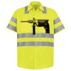 Men's High Visibility Safety Short Sleeve Work Shirt Thumbnail