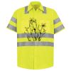 Men's High Visibility Safety Short Sleeve Work Shirt Thumbnail