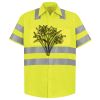 Men's High Visibility Safety Short Sleeve Work Shirt Thumbnail