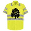 Men's High Visibility Safety Short Sleeve Work Shirt Thumbnail